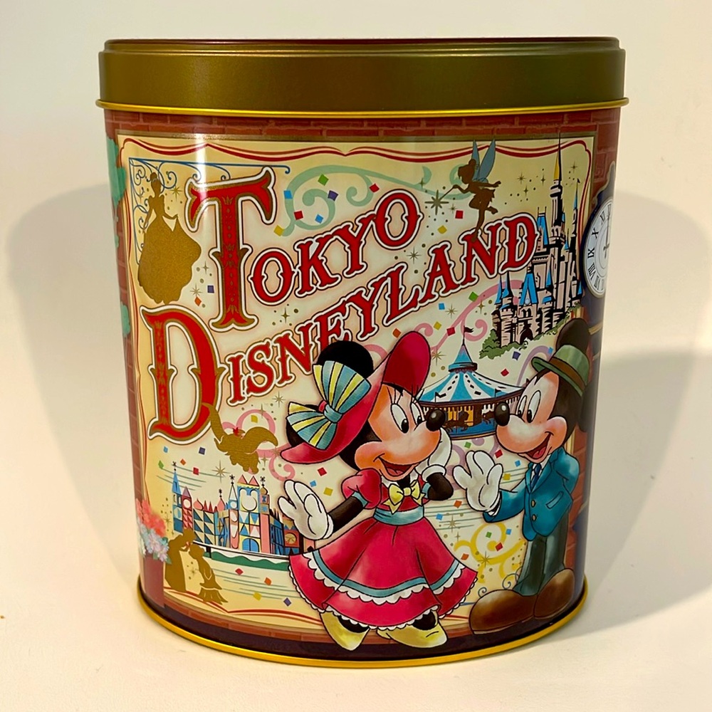 Tokyo Disneyland & Sea Tin Container